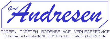 Logog der Firma Gerd Andresen